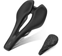 GOUNNU Selle de Velo Ultra Confortable Selle VTT Ergonomique pour Hommes et Femmes Creux Doux Selle Vélo Confortable avec Housse Étanche Siège de Vélo VTT pour Cruiser Vélo de Route Touring (L)