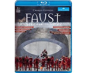 Gounod:Faust [Charles Castronovo; Ildar Abdrazakov; Orchestra e Coro del Teatro Regio di Torino,Gianandrea Noseda] [C MAJOR Blu-ray]