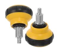 Goupille à Bouton Sphérique Abs Jaune 2 Pièces pour Appareil de Fitness | Installation Facile, Compatibilité Large, pour Machines D’exercice et Vélos Stationnaires, Format Compact