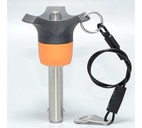 Goupille à déclenchement rapide en acier inoxydable, Impérial: M 1/4, L 2.5 | Goupille à billes à déverrouillage rapide par bouton-poussoir, Gualité marine, Goupille à ressort à positionnement sécurisé