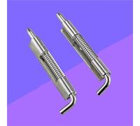 Goupille à ressort en acier inoxydable, for porte d'armoire en tôle avec charnière d'insertion amovible gauche et droite, 1 pièces(Left)