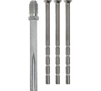 Goupille à visser à rouleaux Carré 8 Acier zingué/nickelé M12 et M6