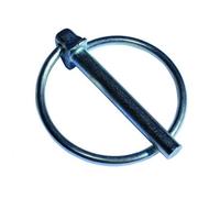 Goupille Clips Zingué bichromaté - 6 mm- Vendu par 100