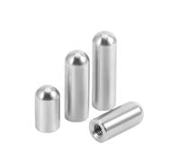 Goupille Cylindrique À Tête Ronde Filetage Interne M2.5/M3/M4, 5/10 Pièces, En Acier Inoxydable 304, Trou De Dent Creux, Cheville Positionnement(M4xOD6mm(5Pcs),16mm)