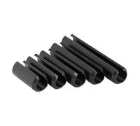 Goupille cylindrique fendue à ressort Goupilles droites à ressort en acier au carbone noir M16, goujon fendu fendu(M16 X 30mm-5pcs)