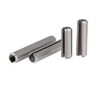 Goupille cylindrique fendue à ressort Goupilles droites à ressort M1.5 en acier inoxydable 304, goujon fendu(M1.5 X 16mm-10pcs)