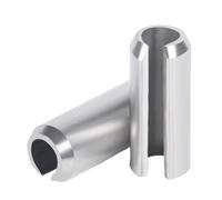 Goupille cylindrique fendue à ressort Goupilles droites à ressort M6 en acier inoxydable 304, goujon fendu fendu(M6X30mm-5pcs)