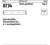 Goupille cylindrique ISO 8734 16 m6x 110 Acier trempé Tolérance m6 1 pièce