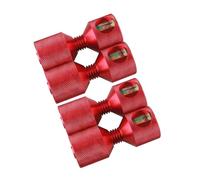 Goupille d'alignement de bride en alliage d'aluminium avec outil de niveaux intégrés pour une construction mécanique précise et un raccord de tuyau, ensemble de broches d'alignement de bride rouge