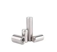 Goupille de cheville, goupilles de fixation de cheville à filetage interne à tête plate en acier inoxydable 304, plusieurs tailles(12X55XM6 5pcs)
