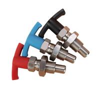 Goupille de piston d'indexation à poignée en T, boulon de verrouillage rétractable à ressort, bouton en plastique, type de retour autobloquant, VCN250-CNK M16-10-12, 1 pièce(VCN250 BNK-M20 12 15)