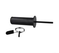 Goupille de poids avec clip à ressort pour machines d'exercice, matériau en acier, supporte jusqu'à 40 kg, utile pour la salle de sport et les équipements d'entraînement (10 x 110 mm + 2 ronds)