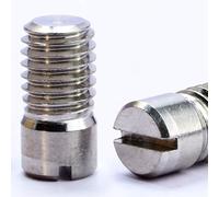Goupille de positionnement de filetage externe, goupille cylindrique fendue en acier inoxydable 304, filetage externe, 10 pièces M2/M2.5/M3/M4/M5/M6/M8/M10(M2*16)
