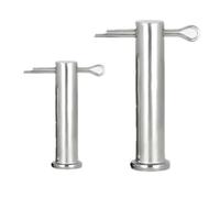 Goupille de positionnement en acier inoxydable M18 M20 304, ensemble de broches fendues, tête plate, broche cylindrique, broche de prise(M18x60-1pcs)