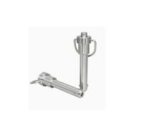 Goupille de verrouillage à tête sphérique, bouton de positionnement à bille en acier à dégagement rapide/avec fil de boucle de traction M5-M6(1pcs 6x30)