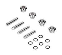 Goupille de Verrouillage de Porte de Voiture, 8 Pièces Magnifique Bouton de Verrouillage de Porte de Voiture Argent pour Remplacement modifié pour TRAX/Cruze/Malibu