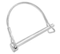 Goupille de verrouillage de remorque 6,3mm x70mm, métal haute qualité, clip D sécurisé, pour attelage, cric et roulette de remorque