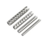 Goupille dentelée M2 M3 M4 M5 M6 304 en acier inoxydable, boulon de fixation de lame de e voiture cylindrique creux à dents élastiques ouvertes(M2-50pcs,25mm)