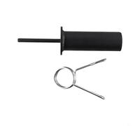 Goupille d'extension de poids avec clip à ressort pour entraînement de force de câble pour améliorer votre routine de fitness (10 x 100 mm + 3 ronds)