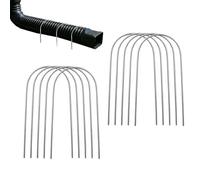 Goupille d'extension de tuyau de descente - Lot de 10 éléments de fixation robustes - Support d'extension et ancrage au sol - Pour les propriétaires et les amateurs pour l'entretien saisonnier et