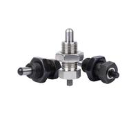 Goupille d'indexation à ressort télescopique, Type de réinitialisation du piston bouton, avec écrou et verrouillage, plusieurs tailles(M10-5mm)