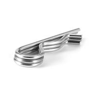 Goupille fendue à ressort en forme de R acier inoxydable 120, 304 pièces, tige Traction automobile, fixation d'entretien , M3-M6 Pour Attelage(M3x75)
