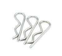 Goupille fendue à ressort en forme de R en acier inoxydable 304 1,6 mm 1,8 mm 2 mm 3 mm 4 mm 5 mm(M1.2x25mm (50PCS))