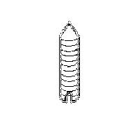 Hansa tige filetée M5 x 25 SW 2.5 59913099 M5x25, SW 2.5