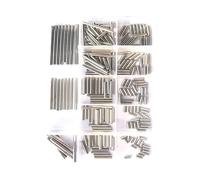 Goupille FiletéE Jeu de chevilles de localisation à broches cylindriques, en acier inoxydable 304, fixation d'arbre de verrouillage fixe, tige solide en métal