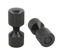 Goupilles à deux trous, Ensemble de goupilles à deux trous, ensemble de goupilles de connexion à double trou de fabrication soignée, noir pour voiture