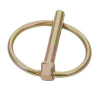 Goupilles clips acier zingué bichromaté avec anneau 42mm -boîte de 50 -6mm BRICOZOR