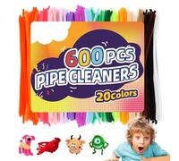 Goupilles Craft - Goupilles colorées | Chenille Pour | Matériel Décoratif DIY Pour Festivals, Vacances, Projets Scolaires Et Activités Artistiques Sur Le Bureau À La Maison