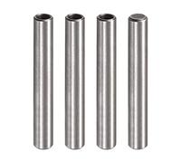 Goupilles cylindriques plates à filetage interne M5, 4 pièces, 8 x 80 mm, chanfreinées, en acier au carbone, for lit, étagère, appareils métalliques, broches industrielles