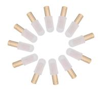 Goupilles D’étagère 5mm 1/4 Pouce en Laiton, Lot de Set | Capuchons en Caoutchouc, Alignement Précis et Maintien Stable, Cuisine et Placard