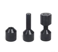 Goupilles d'alignement à double trou en acier inoxydable avec niveau à bulle, goupilles de gabarit amovibles de 3,8 cm et 4,8 cm pour le travail du bois et la fabrication, rouge (noir - grand)
