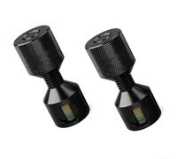 Goupilles d'alignement amovibles en acier inoxydable avec niveau à bulle pour fixations de gabarits, 3,8 cm et 4,8 cm rouge noir (rouge - petit + niveau)