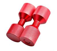 Goupilles d'alignement amovibles en acier inoxydable avec niveau à bulle pour fixations de gabarits, 3,8 cm et 4,8 cm (rouge - petit)