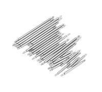 Goupilles de Bracelet de Montre Robustes en Acier Inoxydable, Conception à Double Pointe, Broches de Réparation de Montre 30 Pièces pour Une Utilisation à Long Terme (60 pièces)