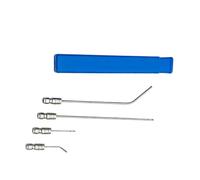 Goupilles de buse en acier inoxydable, B | Lot de 4 outils de nettoyage longs et courts pour ouverture étroite et entretien du matériel