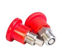 Goupilles de localisation de piston à ressort, corps en plastique et acier inoxydable rouge VCN218, Mini pistons d'indexation fins/grossiers, 1 pièces(Red VCN218-MCN,M8-4-5(1.25)