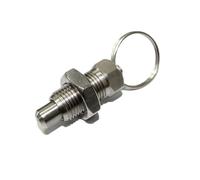 Goupilles de piston à ressort for anneau liaison, 10 pièces, goupilles en acier inoxydable, goupille d'indexation traction, positionnement télescopique M6 M8 M10 M12(M12 1.75 8)