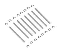 Goupilles De Suspension 44mm, 8 Pièces, Avec Clips Électroniques, Pour Traxxas 1/10, Bruiteur Stampede Bandit Slash 2wd Nitro Slash, Pièces De Mise À Niveau