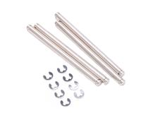 Goupilles de Suspension en acier inoxydable, 4 pièces, 48mm, avec Clips E, pour voiture Traxxas Slash 2WD 1/10 RC