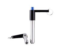 Goupilles de verrouillage à billes en acier inoxydable, 1 pièce VCN118, diamètre 5 mm, tête sphérique, goupille de positionnement, poignée en L, bouton à dégagement rapide, accessoires(VCN118 5 100mm)