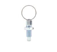 Goupilles de verrouillage à ressort for anneau serrage, 1 pièce, en acier inoxydable/carbone VCN217, traction courte, rétractables la main avec écrous(M16 10,VCN217 LK)