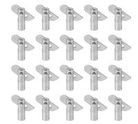 Goupilles de Verrouillage D’échafaudage Argenté en Acier Q235 20pcs