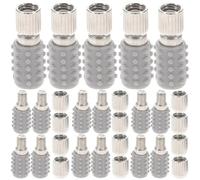 Goupilles d'étagère 200 pièces chevilles d'armoire broches de Support avec embouts en caoutchouc for étagères placard