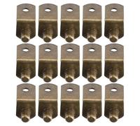 Goupilles d'étagère chevilles de Support 100 pièces supports en forme L armoire Durable placard meubles affichage matériel facile à installer