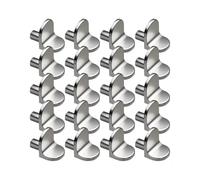 Goupilles d'étagère chevilles de Support 80 pièces supports polyvalents en alliage solide nickelé for étagères