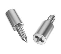 Goupilles d'étagère et chevilles de Support, 200 pièces, vis autotaraudeuses, d'armoire, goujons en verre stratifié, clous séparation antidérapants